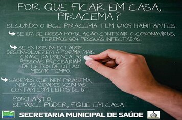 Foto - ORIENTAÇÕES DIVERSAS NO COMBATE AO COVID-19